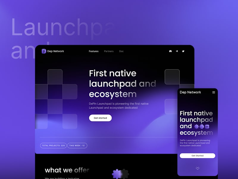 Cover image for Web3 Landing page & Branding 