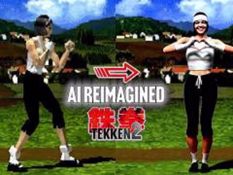 Cover image for Tekken 2 Characters Remastered - AI 4K Upscale (Jun Yoshimitsu …