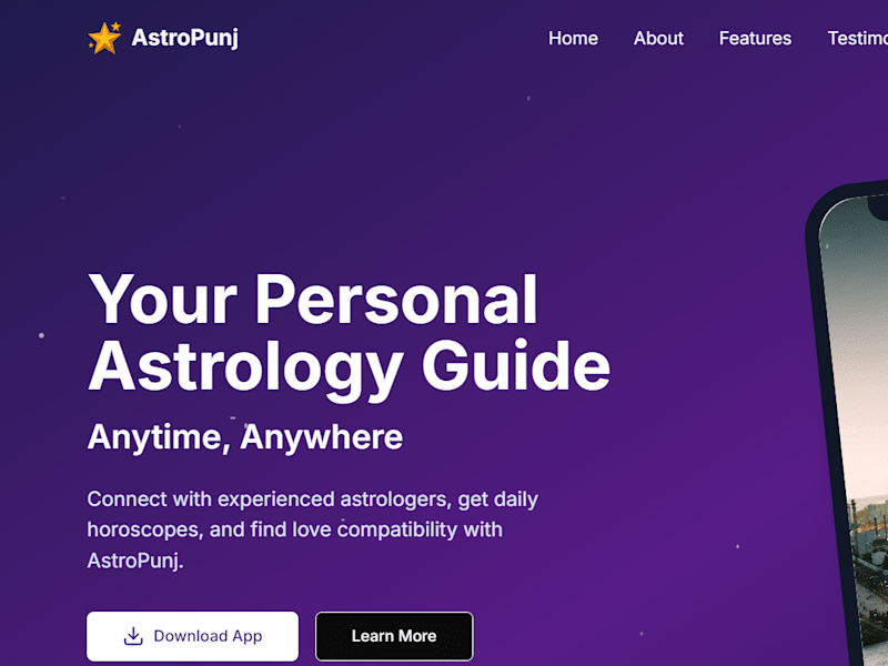 Cover image for AstroPunj - Your Personal Astrology App