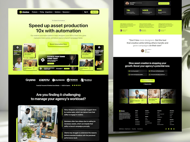 Cover image for Alesbee Framer Website