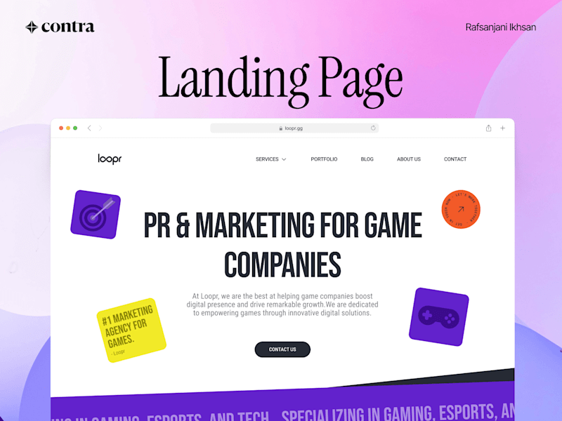 Cover image for Landing Page Design