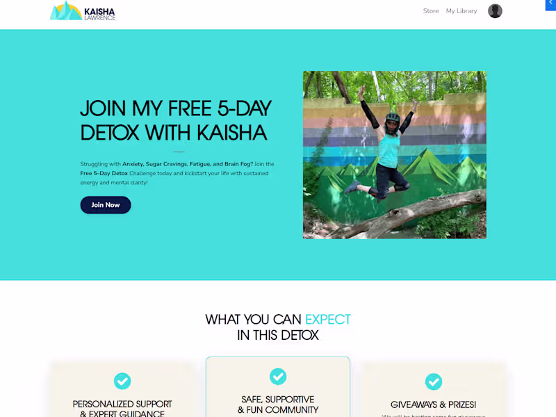 Cover image for Kajabi Website & Funnel for Kaisha Lawrence