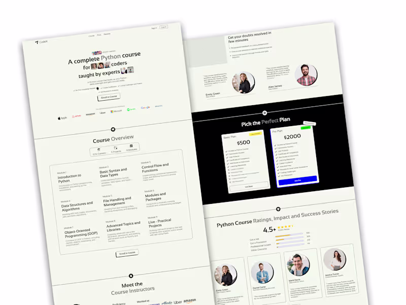 Cover image for Course Landing Page