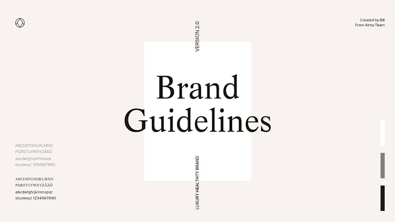 Cover image for Atma - Branding identity Guidelines