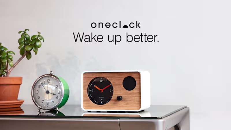Cover image for OneClock: Wake Up Better