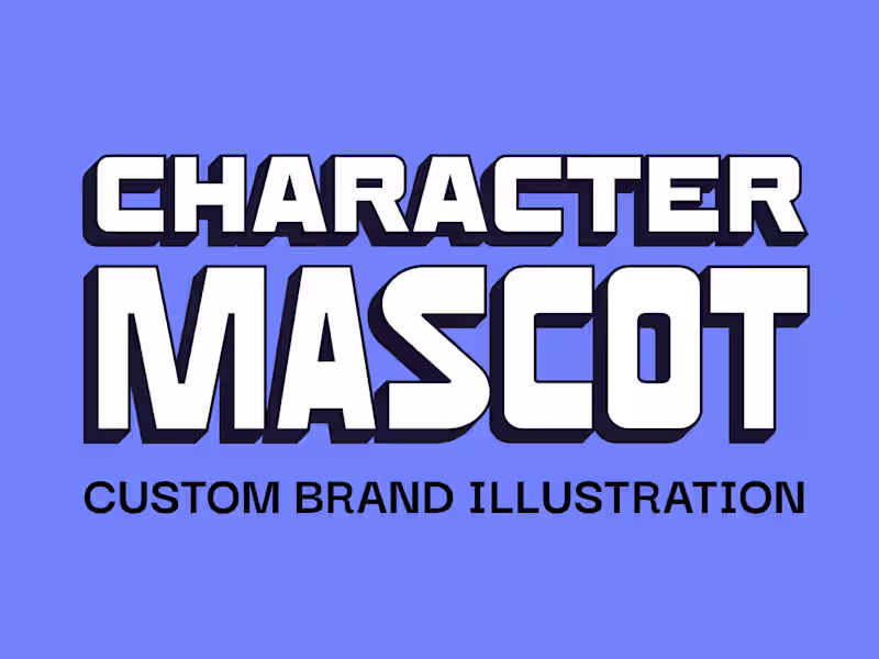 Cover image for Character Mascot Design | Custom Brand Illustration