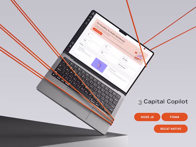 Cover image for Capital Copilot Fintech Dashboard 