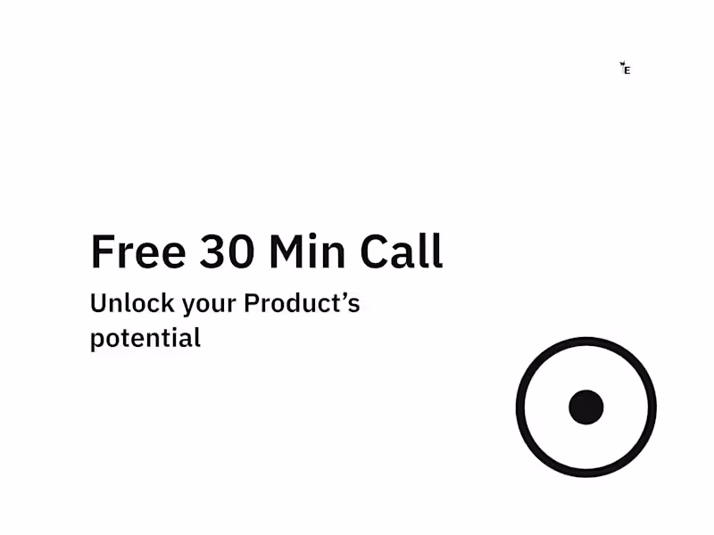 Cover image for FREE 30-Minute Call: Chat About Your Product + Design Goals