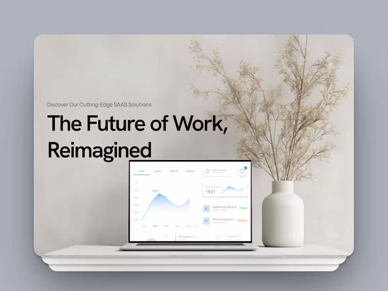 Cover image for SaaS Landing Page