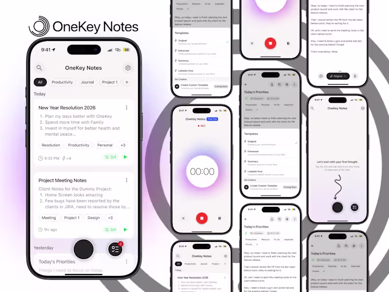 Cover image for Voice-First Productivity App Development