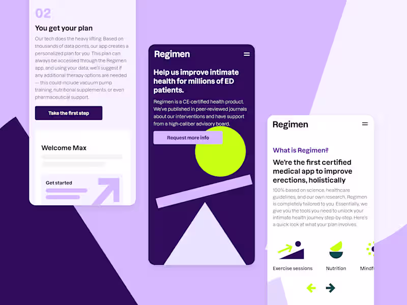 Cover image for Guided Digital Experience for Regimen