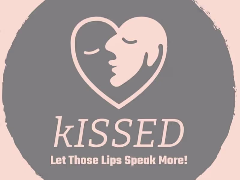 Cover image for Kissed Logo Design