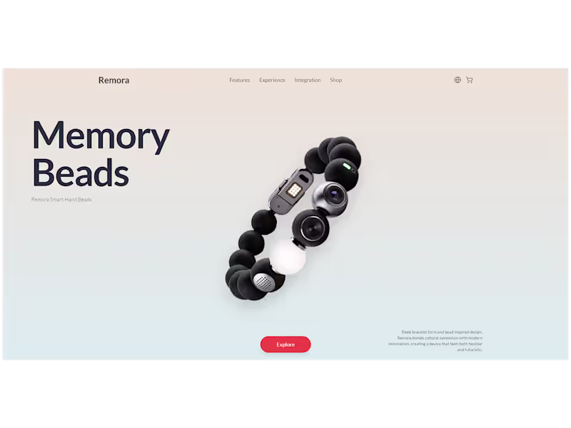 Cover image for Health Care product website design