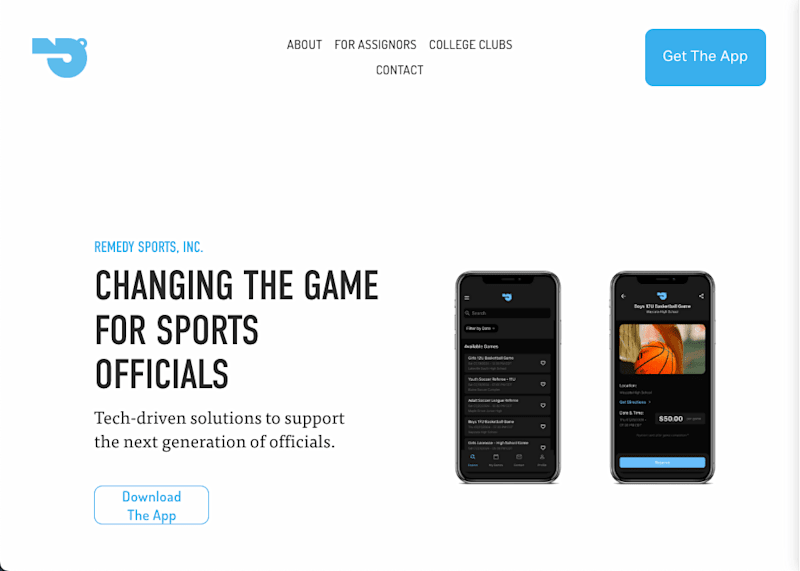 Cover image for Uber-Like Platform for Sports Officials