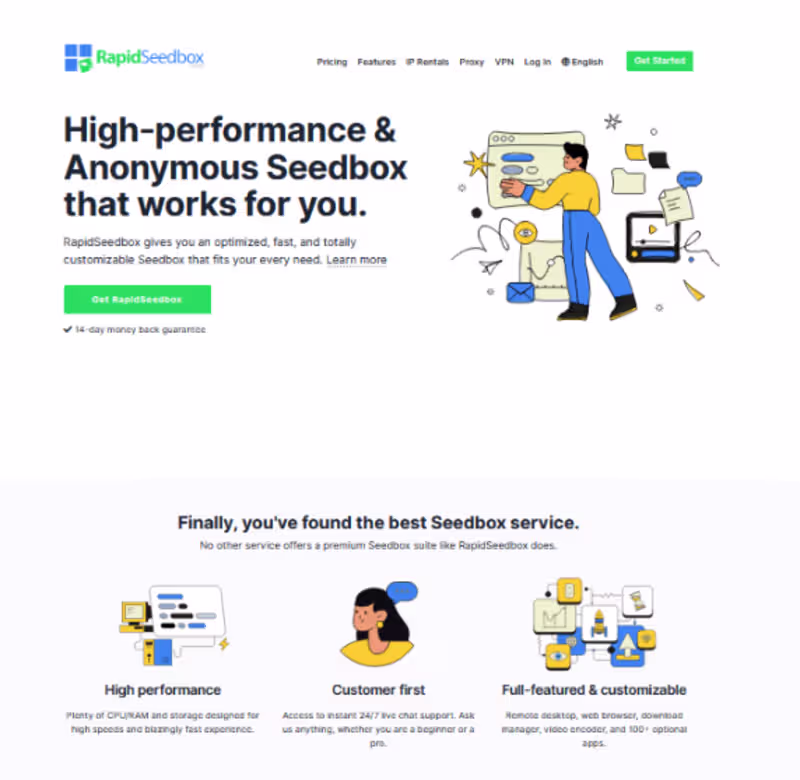 Cover image for SaaS Web & Software: Writing and Localizing for RapidSeedbox