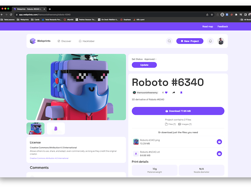 Cover image for Webprints