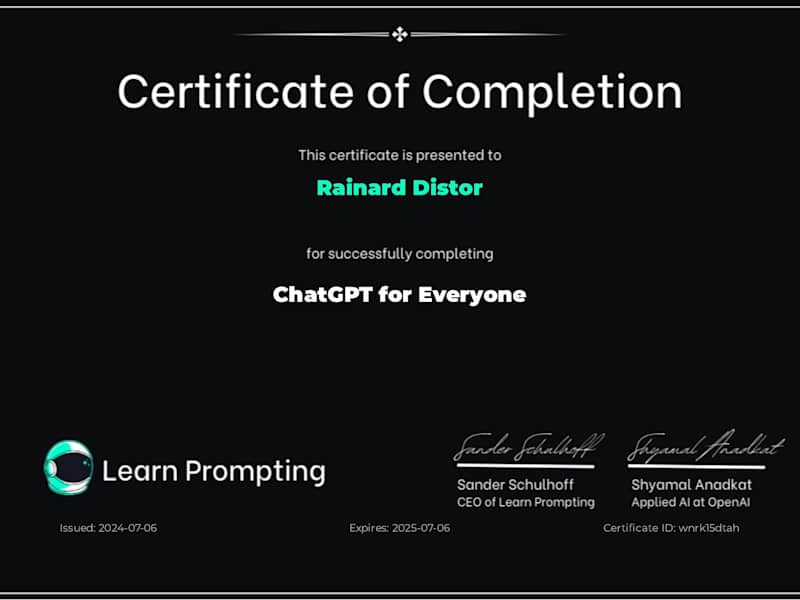 Cover image for Check out my new certification!