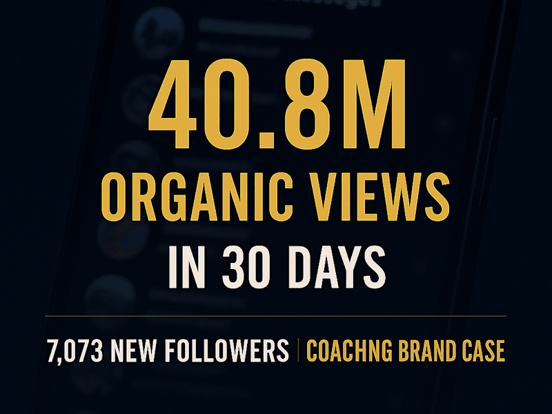 Cover image for 40.8M Organic Views | 7,073 new Followers in 30 Days (June 2025)