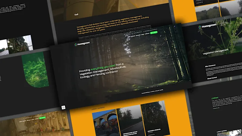 Cover image for Fresh new brand and website for national Ecology contractor | G…