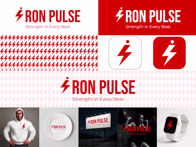 Cover image for Presenting the IRON PULSE Brand Identity. Excited to share a...
