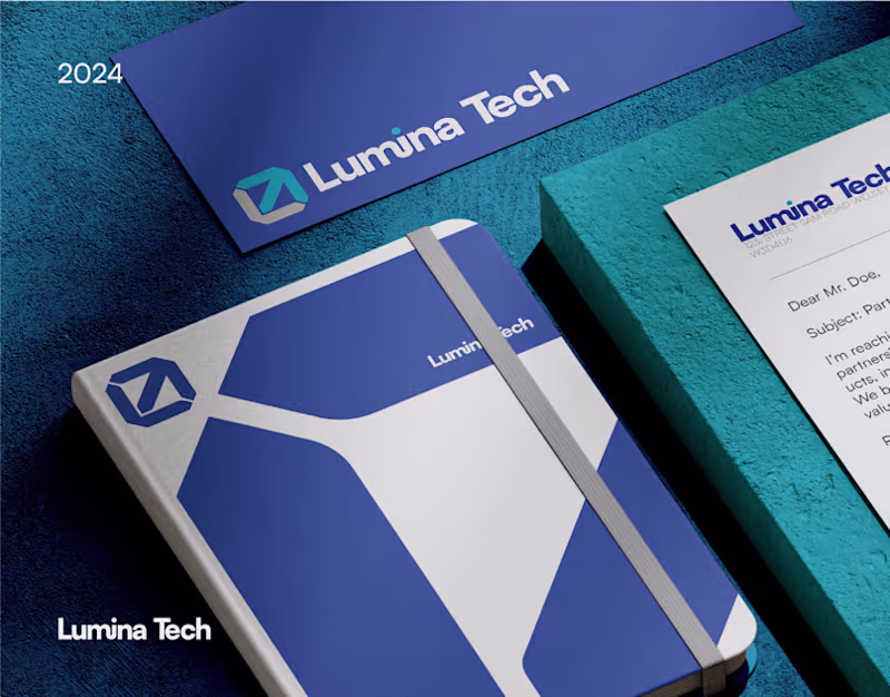 Cover image for Lumina Tech | Brand Identity