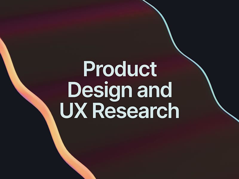 Cover image for End-to-End Product Design and UX Research