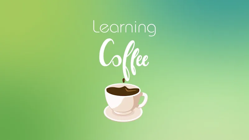 Cover image for Learning Coffee logo animation