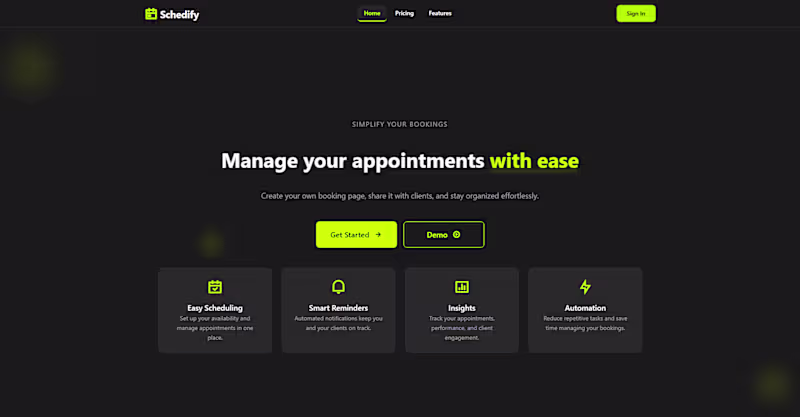 Cover image for Schedify Web Application Development