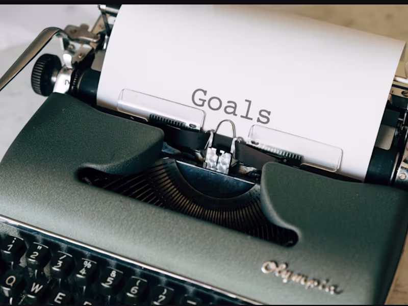 Cover image for My Top 5 Goals for the rest of the year