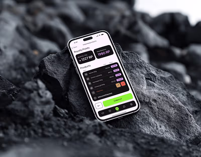 Cover image for Royalty App. UI design