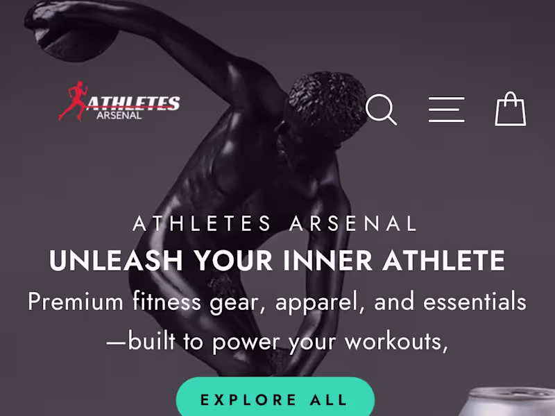 Cover image for Shopify store design
https://athletessarsenal.com 