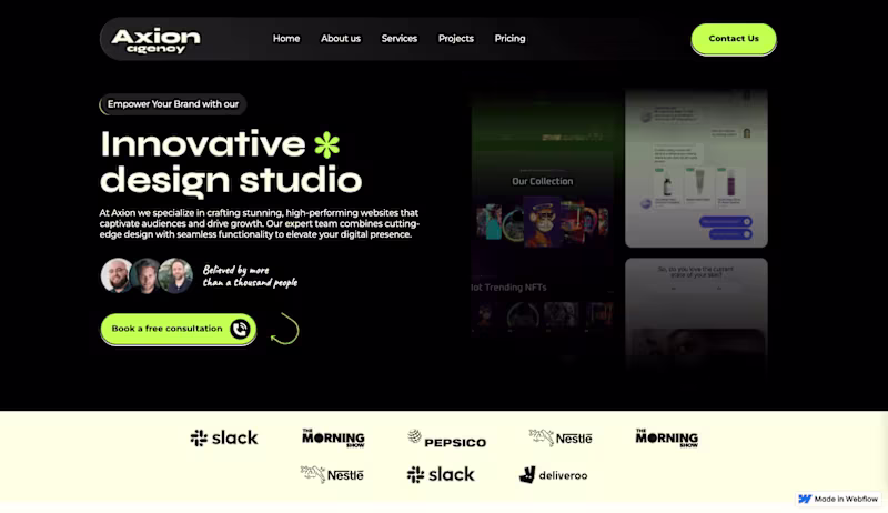 Cover image for Full Webflow Website Development (up to 10 pages)