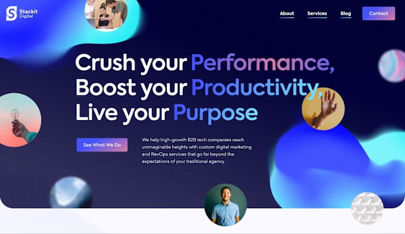 Cover image for Single Landing Page Design + Webflow Development