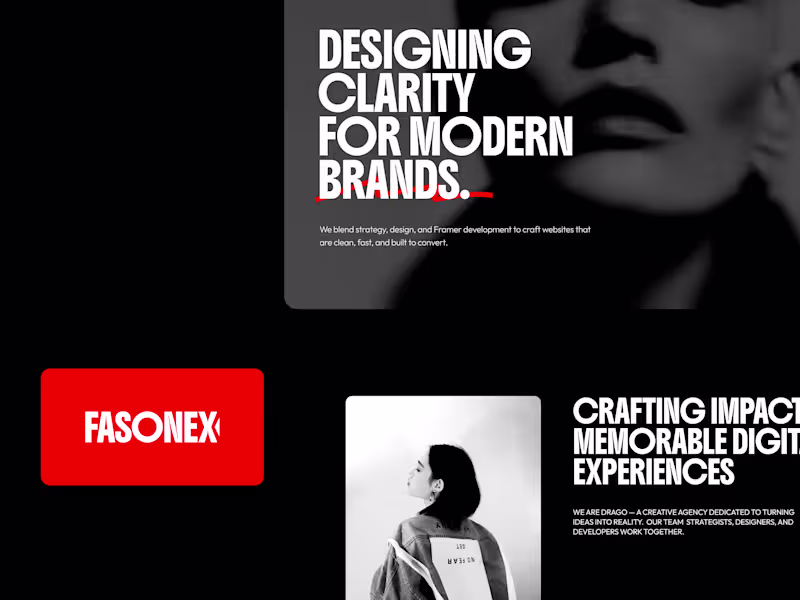 Cover image for Modern Agency Landing Page