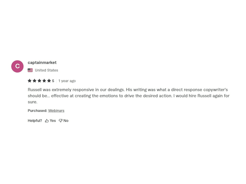 Cover image for Client Testimonial