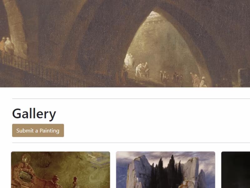 Cover image for Canvas Collective: A MERN-Powered Online Art Gallery