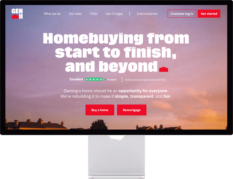 Cover image for Generation Home website