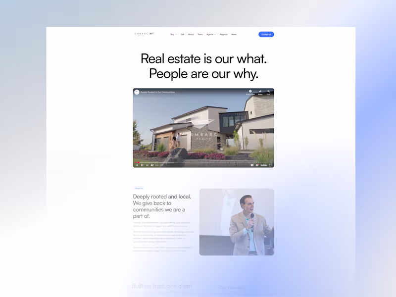 Cover image for Embarc Realty Multi-Site Website Customization