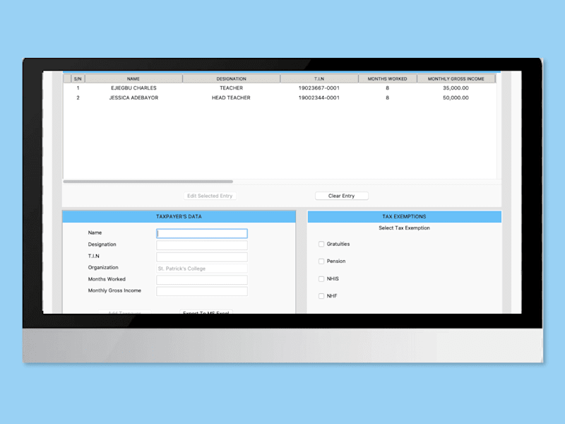 Cover image for PAYE-Tax Desktop App