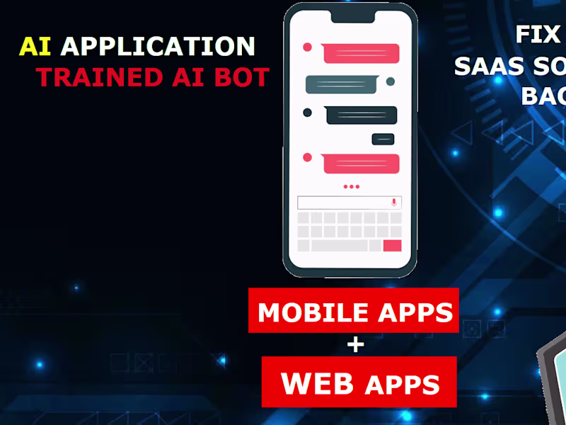 Cover image for I will create your AI application from the website to the mobile