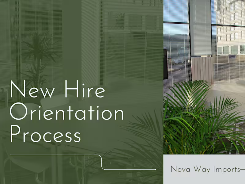 Cover image for A template created for Nova for their hiring processes.