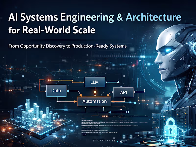 Cover image for AI Systems Engineering & Architecture for Real-World Scale