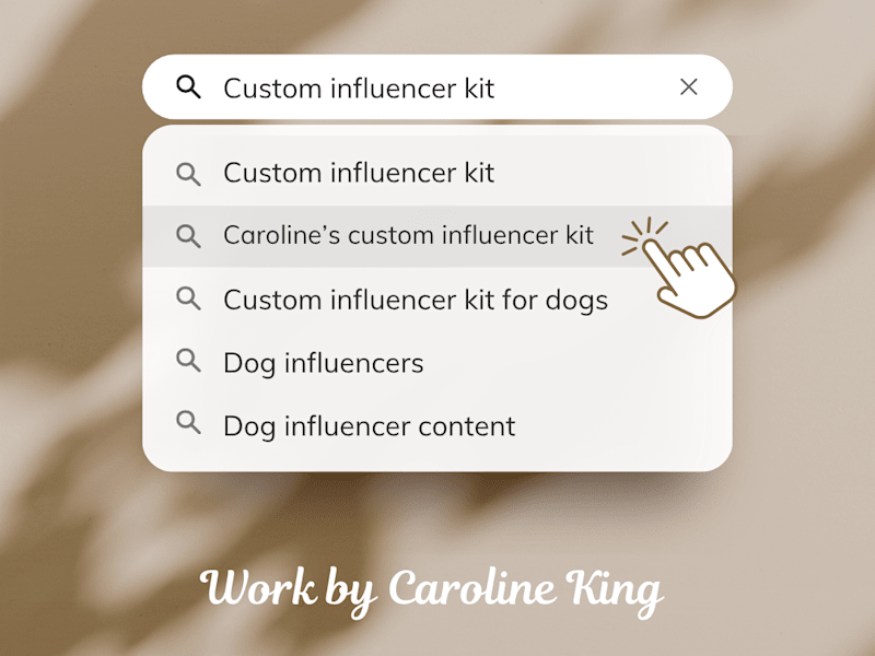 Cover image for Dog influencer media kit