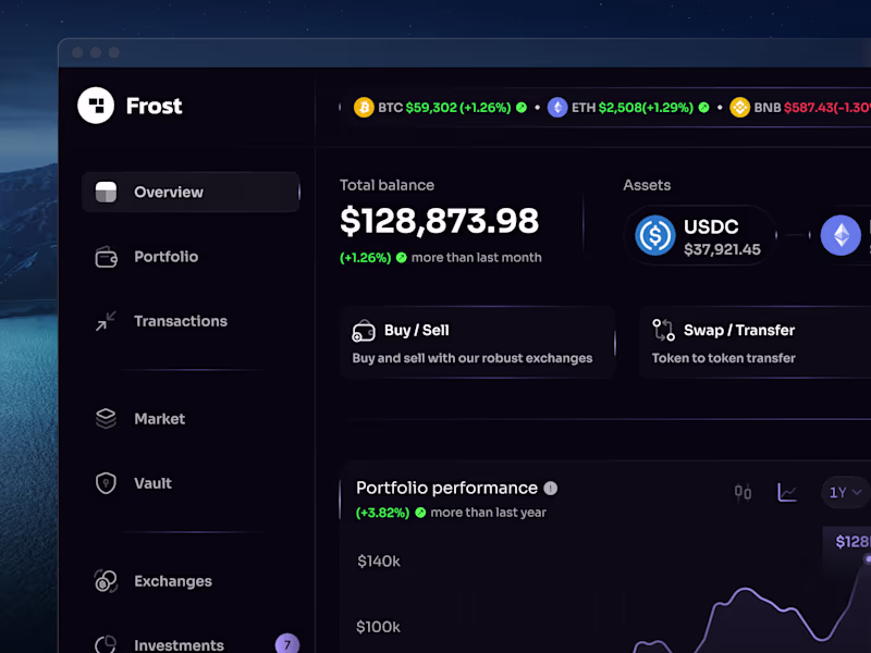 Cover image for Frost Multi-Wallet Platform Design