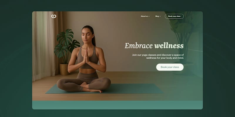 Cover image for Yoga Studio Web Design Project
