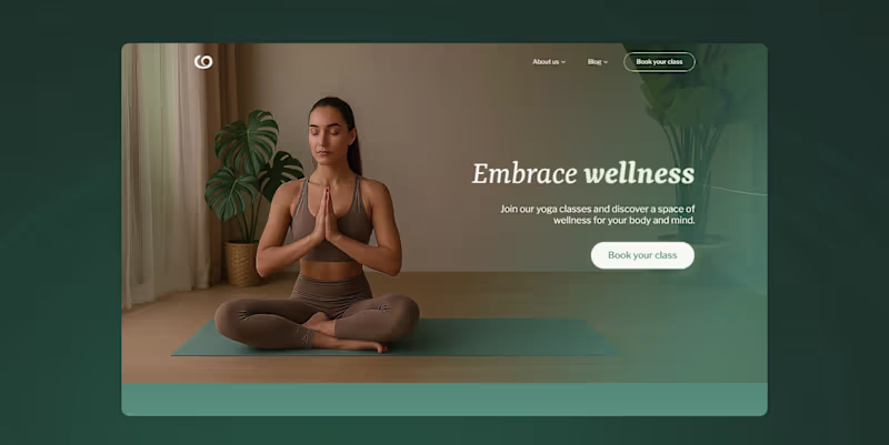 Cover image for Yoga Studio Web Design Project