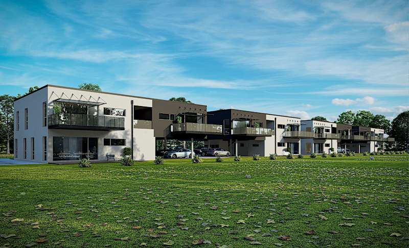Cover image for Duplex apartments compound 