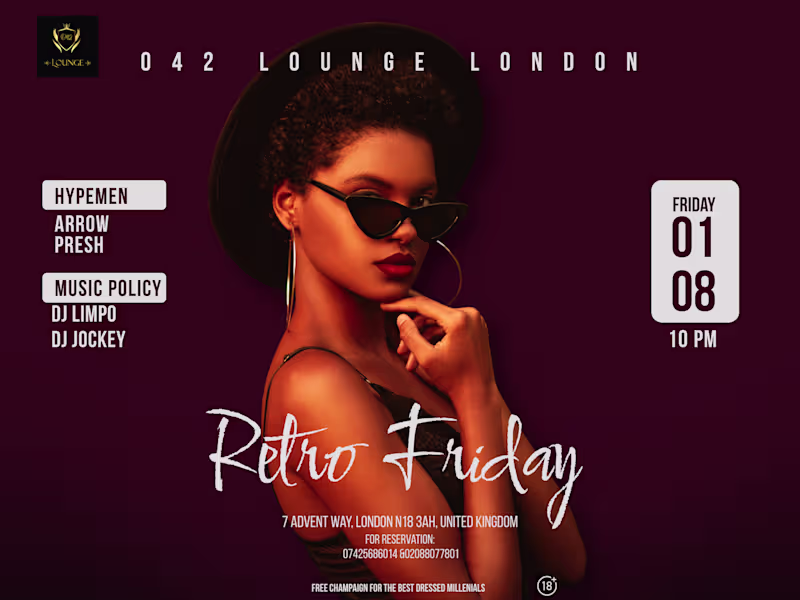 Cover image for Night Club Flyer