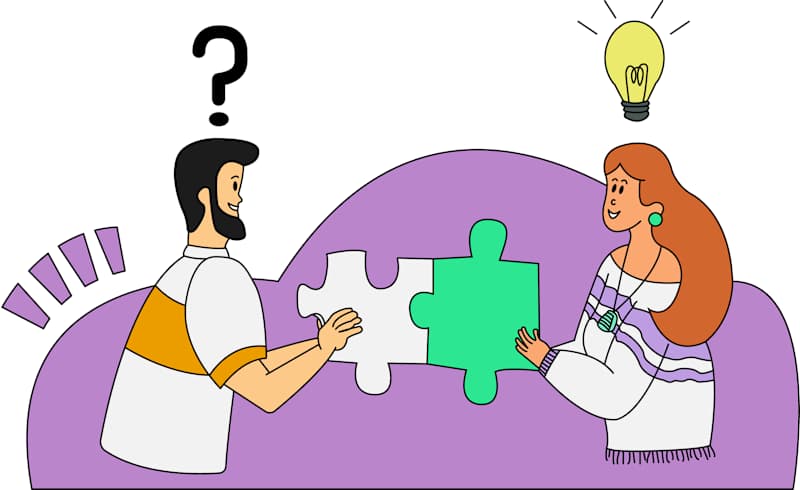 Cover image for Characters for an online course website semconservante