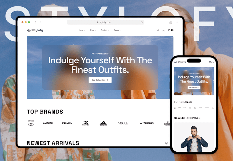 Cover image for Fashion E-commerce Landing Page